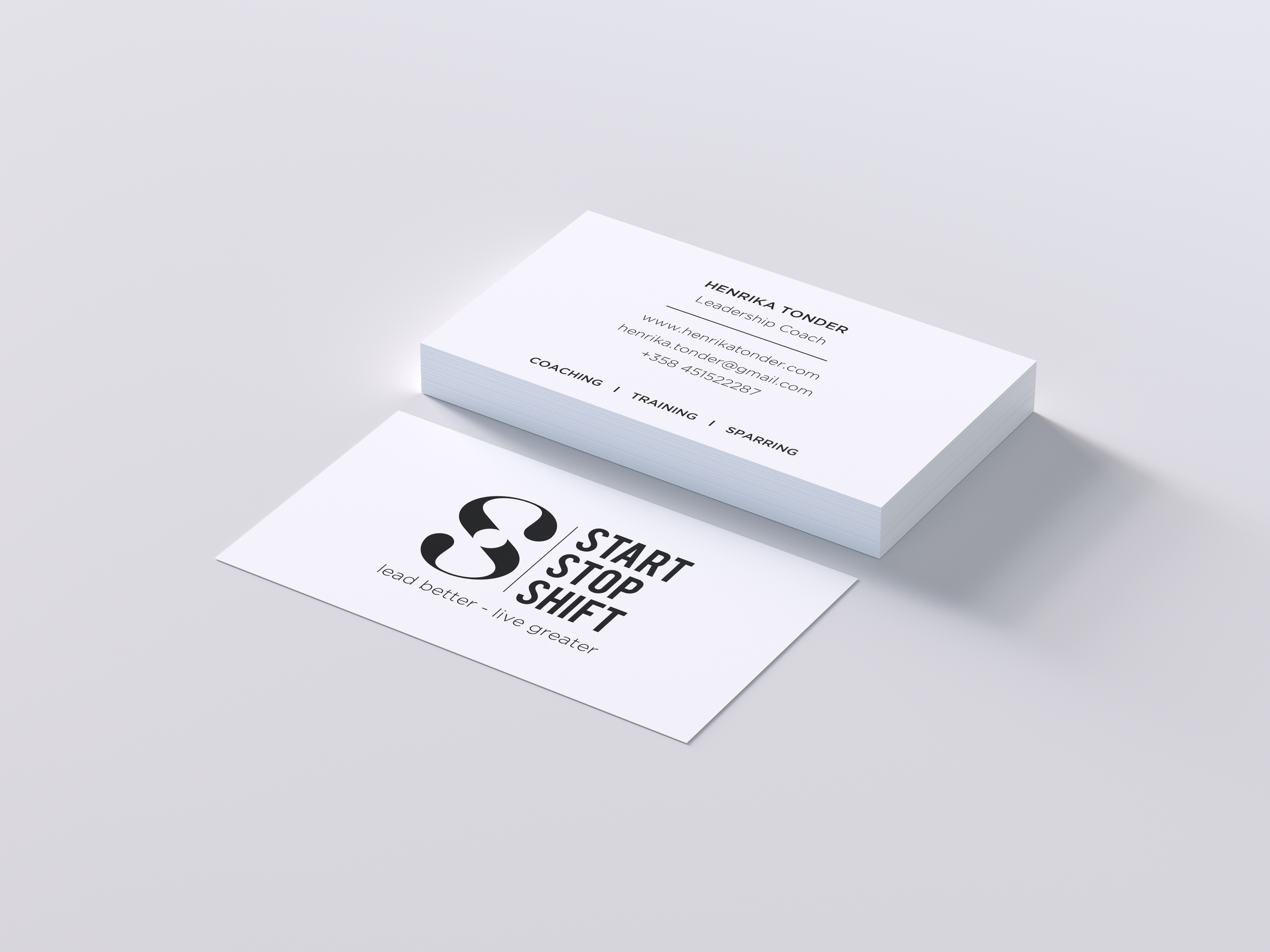 Business Card for the Method - Start Stop Shift