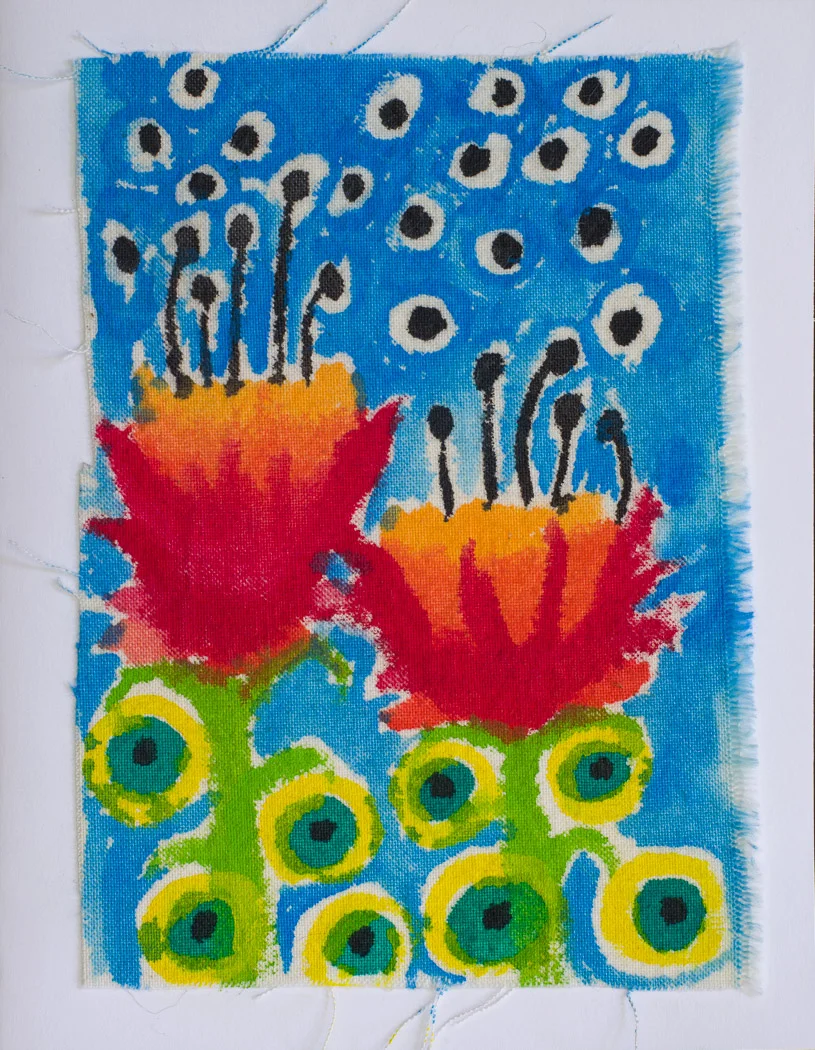 Wild Orange Poppies Cards