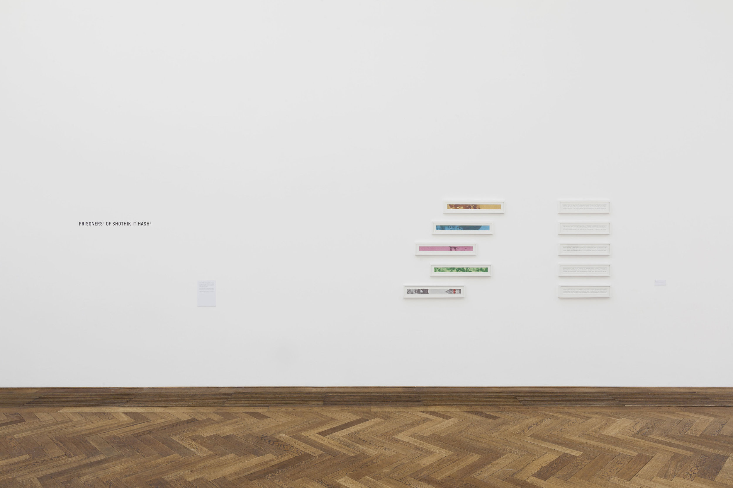 Installation view, Kunsthalle Basel. Five room survey show, curated by Adam Szymczyk. 