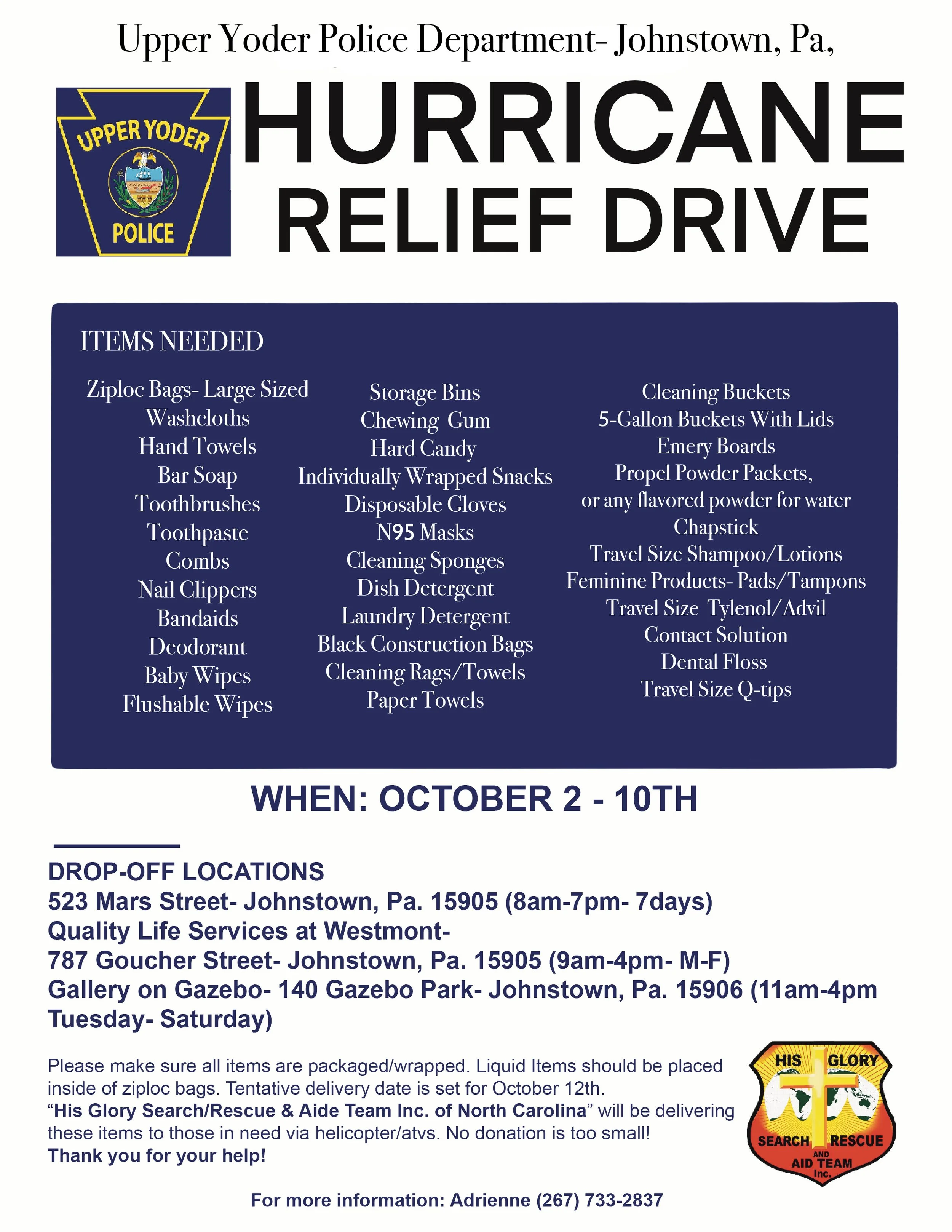 Public safety upper yoder township