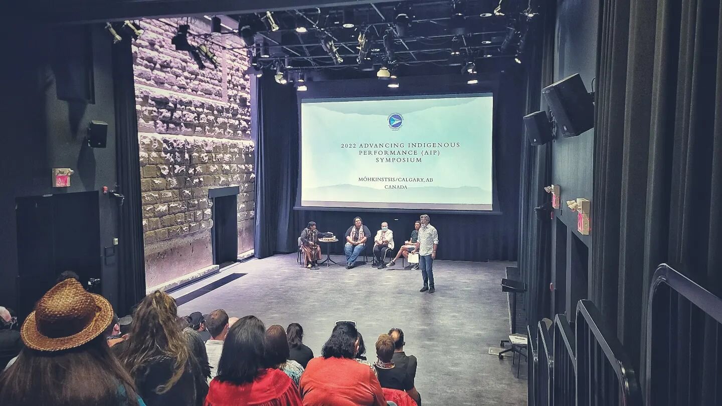 @westernartsalliance Advancing Indigenous Performance Symposium Day 1

I'm honored to be a 2022 Native Launchpad recipient. Here goes...