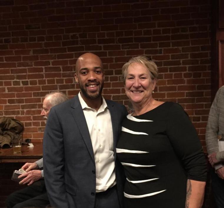 State Senator Patty Schachtner and Lt. Governor candidate, Mandela Barnes