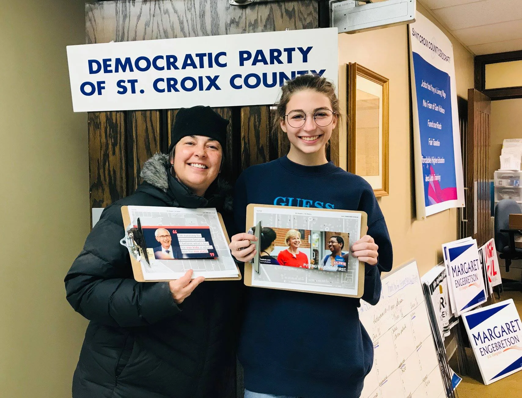 knocking doors for democrats.jpg