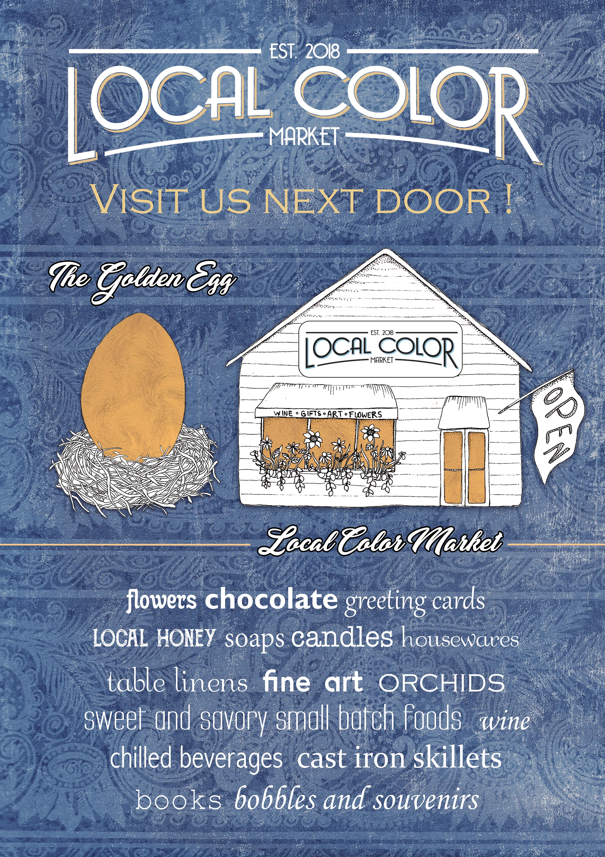 Promotional poster for Local Color Market