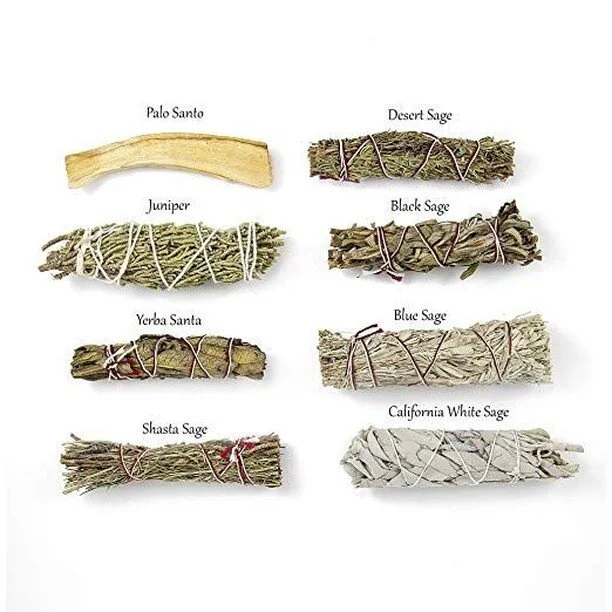 The ancient ritual of smudging herbs, nature's medicine for the body and soul. 🍃  Here's a few of our favs