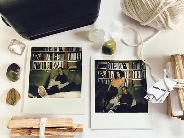 Throwback to our jade and serpentine crystal inspired polaroid shoot! #wbw S/O to our favorite muse babes @kitttybella @highestofthehigh 👯&zwj;♀️ ✨