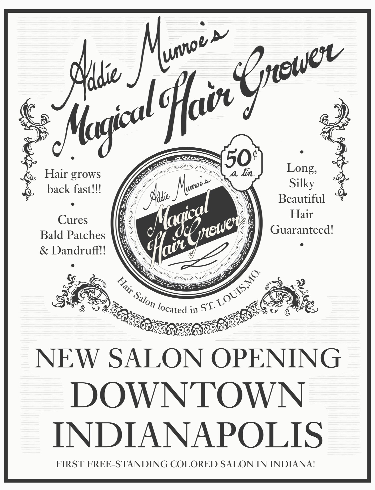 Addie's Grand Opening Flyer (Detail)