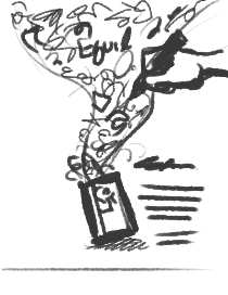 Package design sketch #2 - SELECTED
