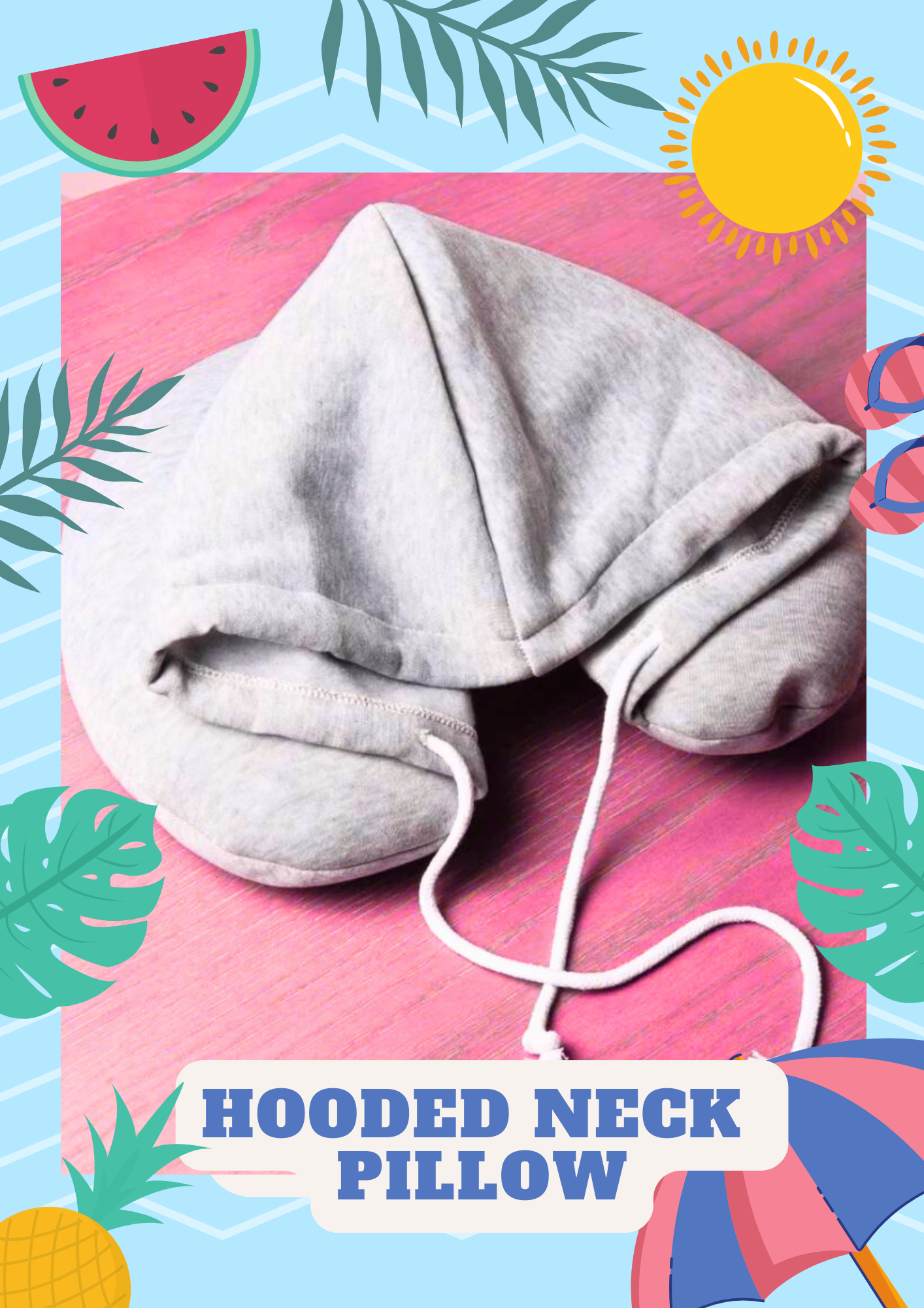 Hooded Neck Pillow
