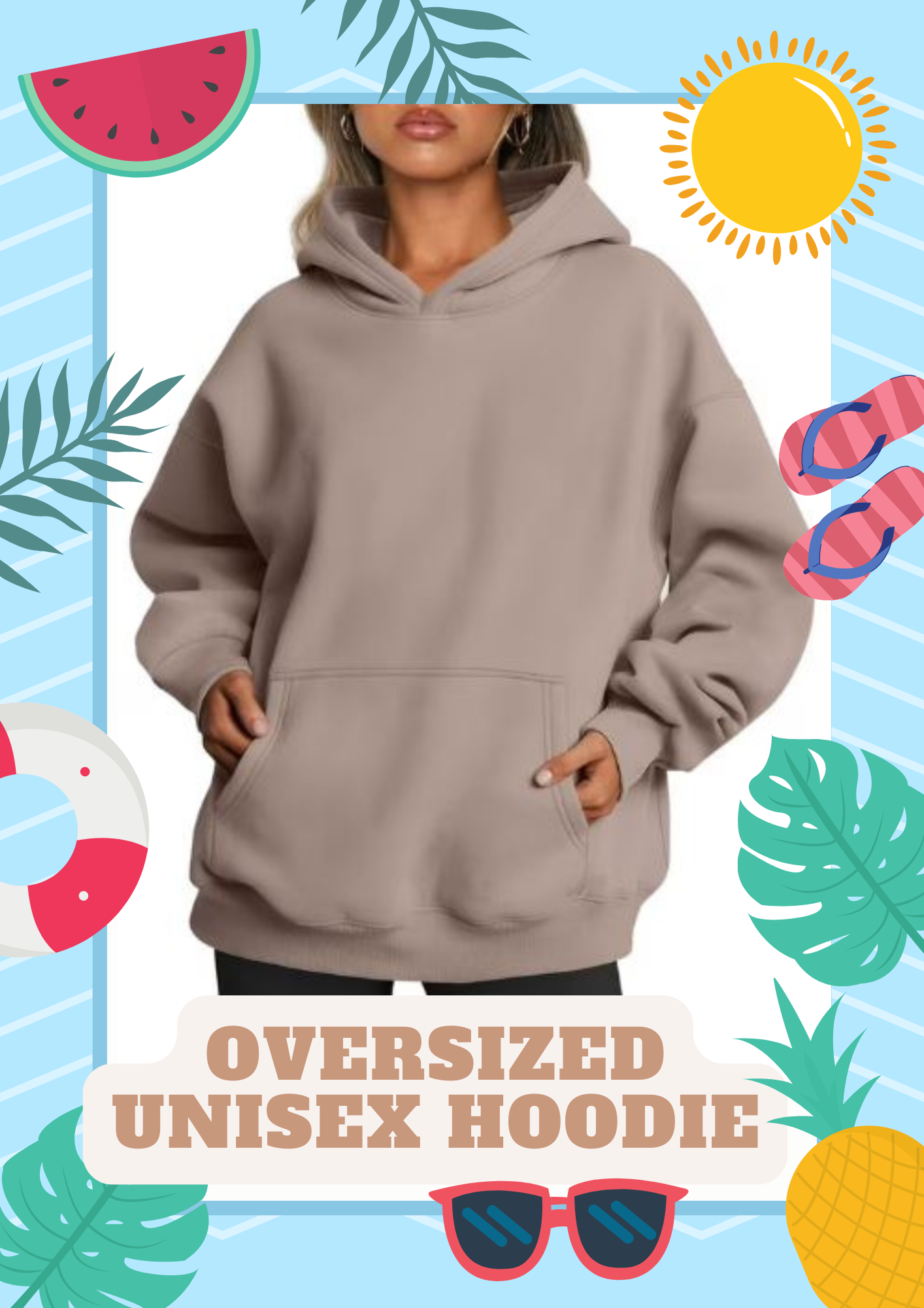 Oversized Unisex Hoodie (5 day class)