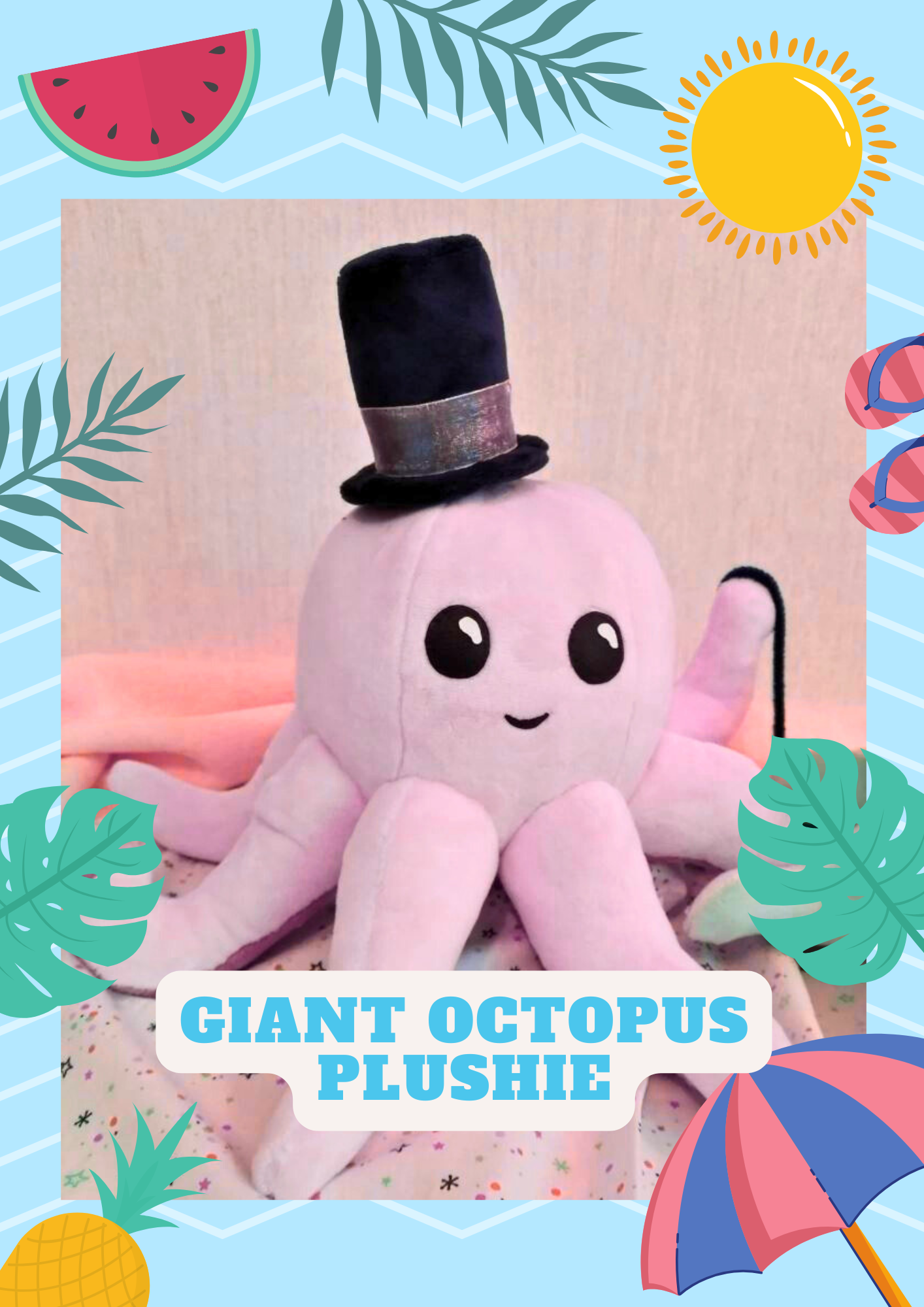 Giant Octopus Plushie