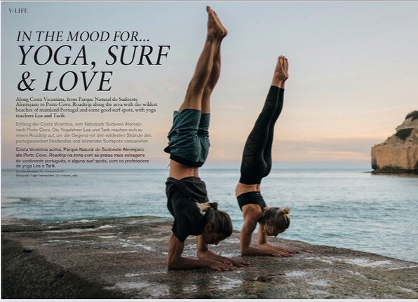&ldquo;Yoga, Surf &amp; Love.&rdquo; That&rsquo;s our story, but the LOVE part is always first! &hearts;️ Thank you for this amazing experience and editorial. @vilavitaparcresort @ritamachado33 @wearespryers @turismotresmarias @oceanhousealentejo @ve