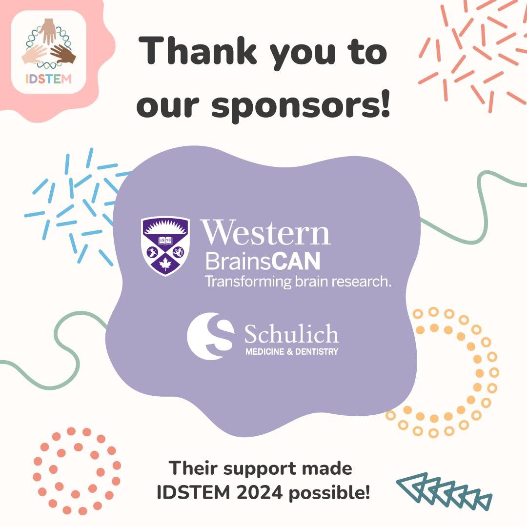 A gracious thank you to #IDSTEM24's sponsors! This includes our primary sponsor, Western BrainsCAN, as well as the Schulich School of Medicine &amp; Dentistry!
Our conference would not have been possible without their generous support.
#WesternU