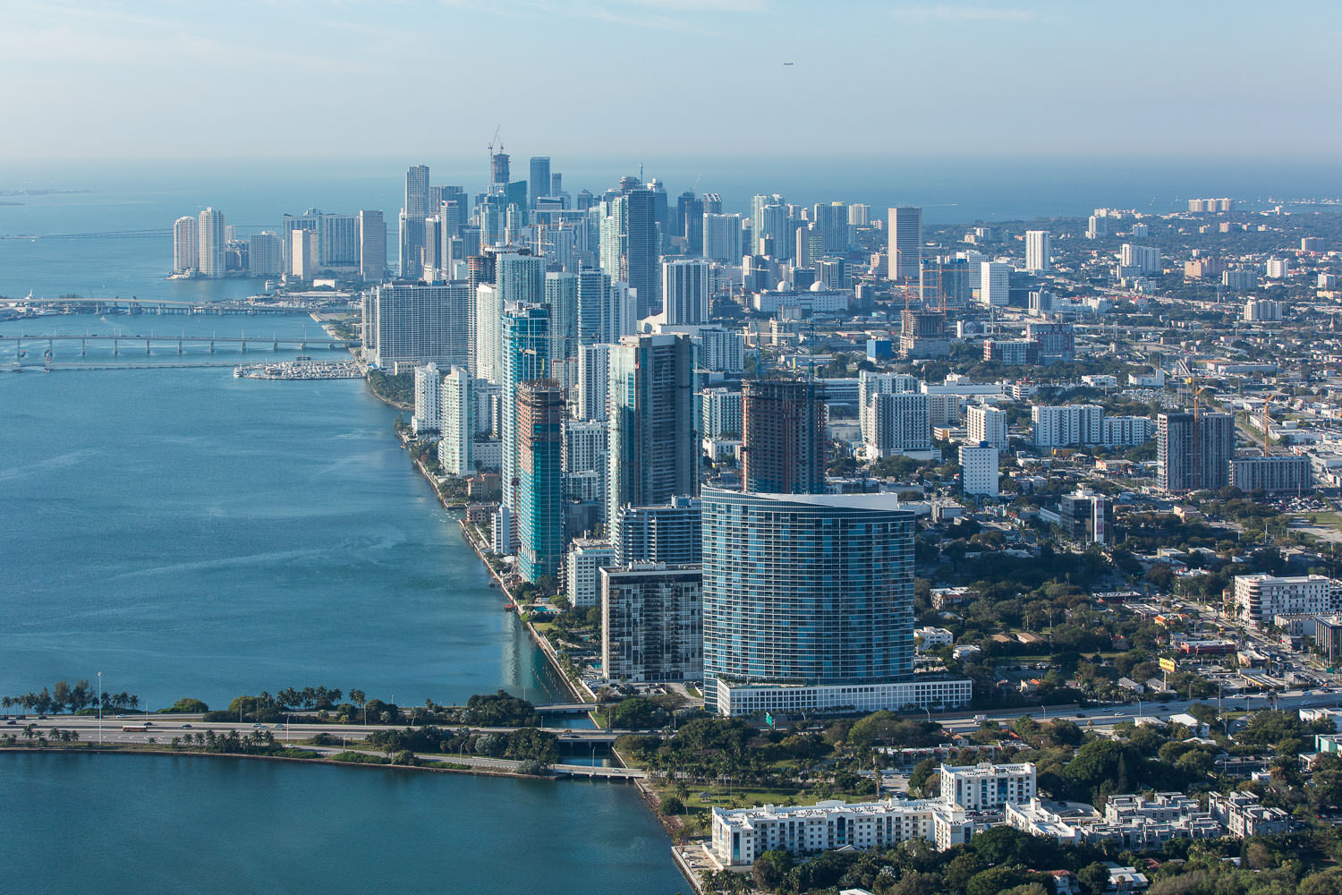Marina Blue and the Miami skyline behind
