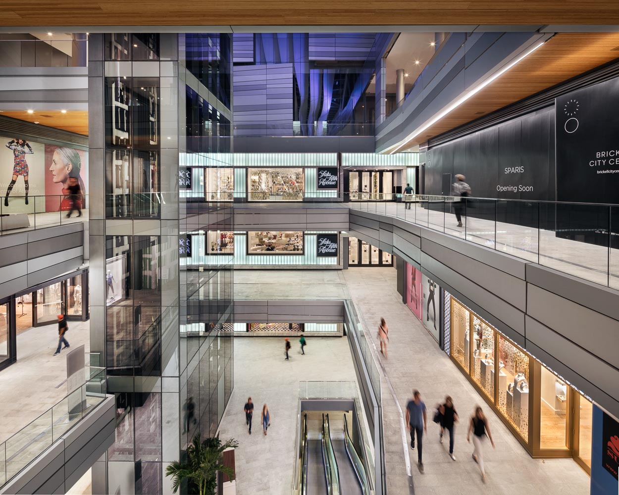 Climate Ribbon and commercial office space at Brickell City Centre