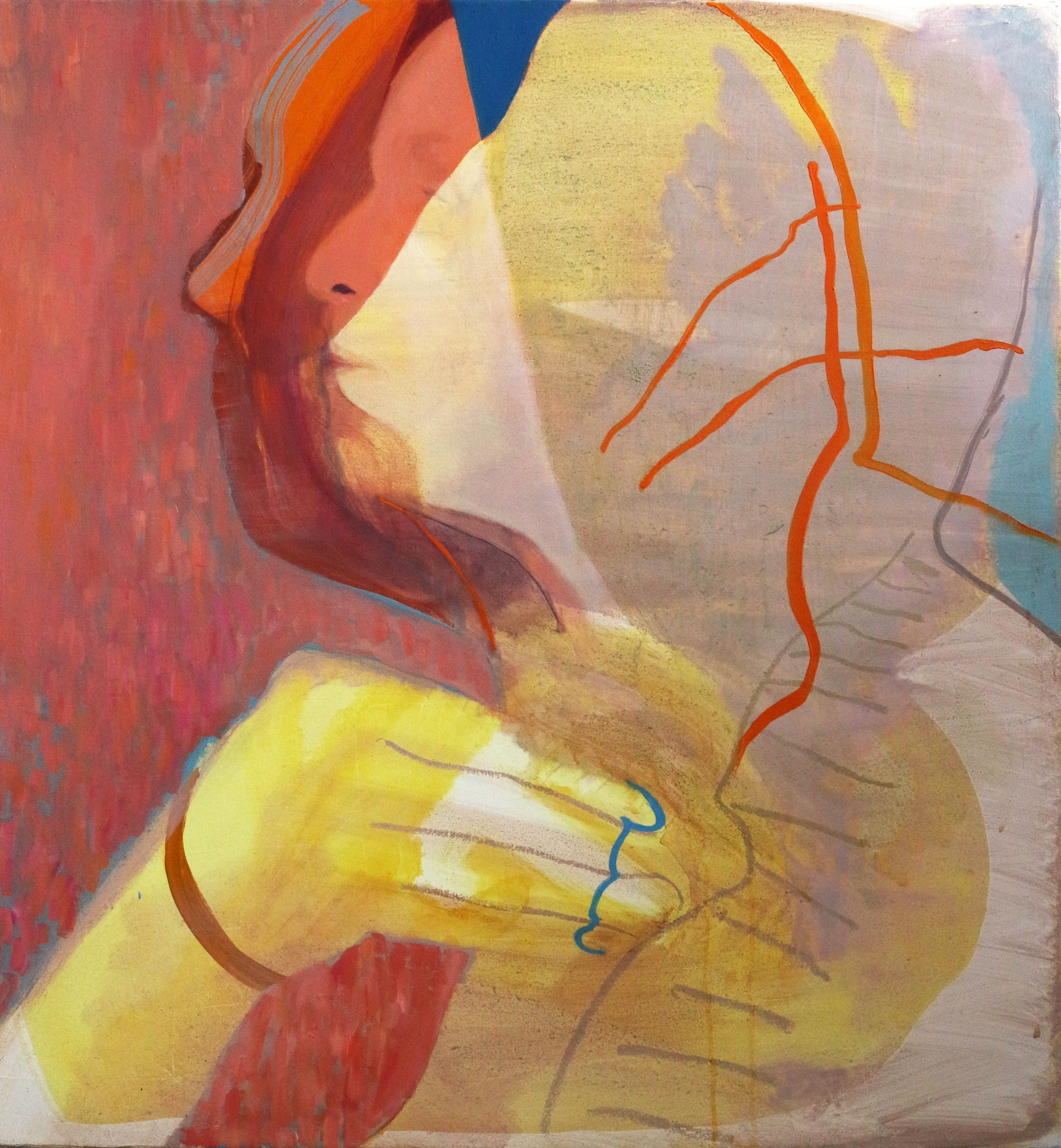 Our first meeting, art by Gina Malek