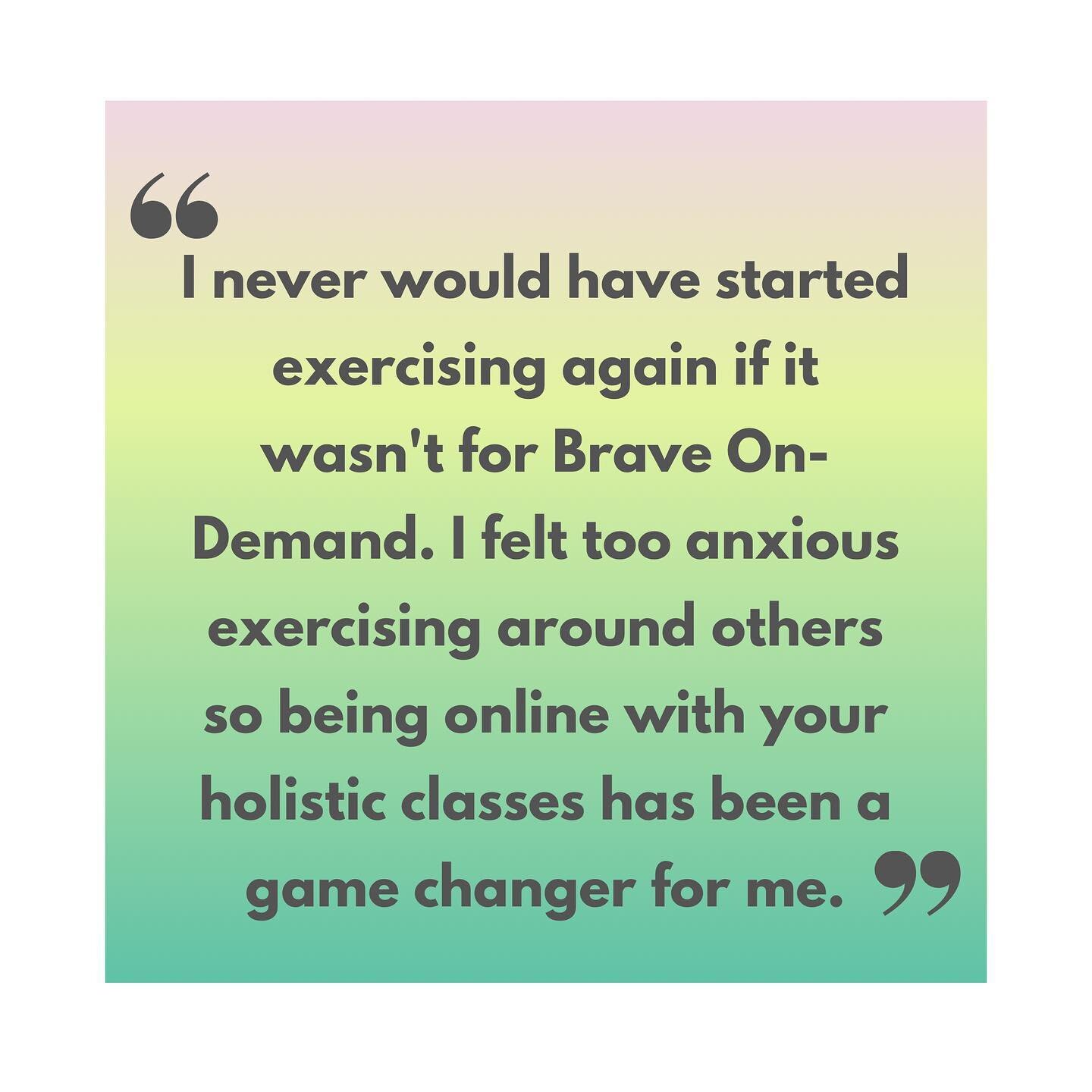 Summer Sale has started on our Brave On-Demand service! 🥳☀️😎

First 2 months for only &pound;10 (that&rsquo;s only &pound;2.50 for 70+ classes!) with discount code: SUMMER22

Scroll to check out what our clients have been saying about it! 💕 

☀️Su