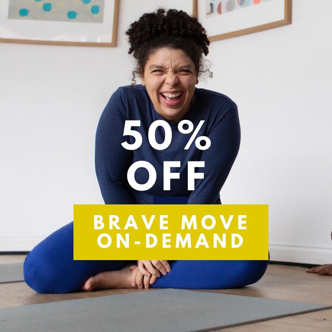 Fitness and well-being classes in your own time, in your own home and all for an affordable price! 🥳

Grab a whopping 50% off your first months Brave Move On-Demand membership (that&rsquo;s only &pound;7.50 😱) and keep your body and mind healthy an