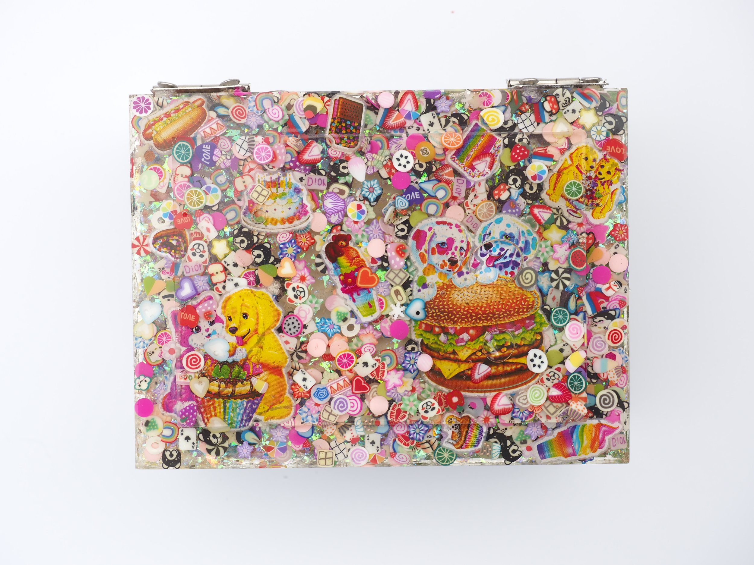 Box with Lid Attached - Lisa Frank Multicolored Sprinkles  (1).JPG