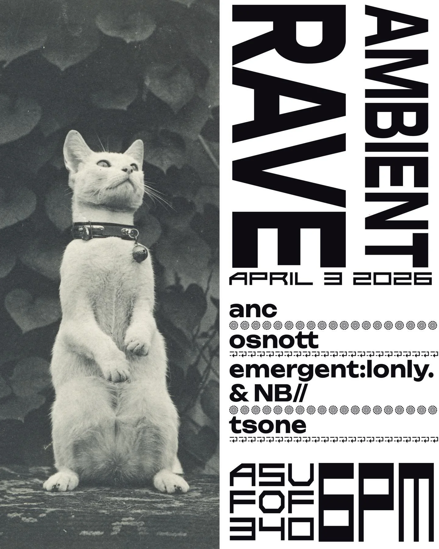 The next Ambient Rave is happening this week at ASU, with special guests @imannacurrent @osnizle @rileyjonesdoesmusic @nickolas.brightbill. FREE EVENT!!!
@asupopmusic 
.
.
.
.
.
.
.
#ambientmusic #synthesizer #electronicmusic #music #livemusic