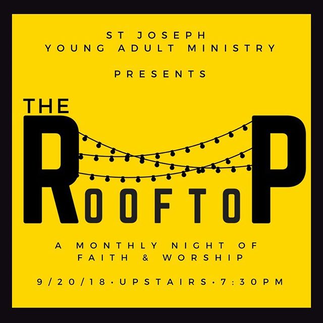 Tomorrow we kick off The Rooftop! This will be something you look forward to every month. Don&rsquo;t miss it! #youngadults #stringlights