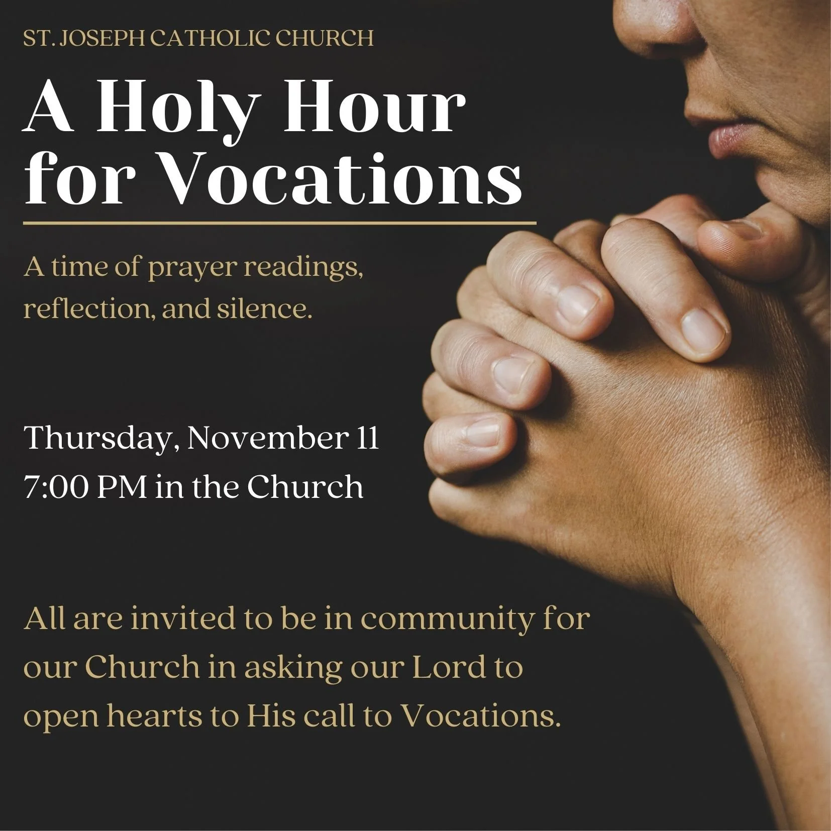 A Holy Hour for Vocations