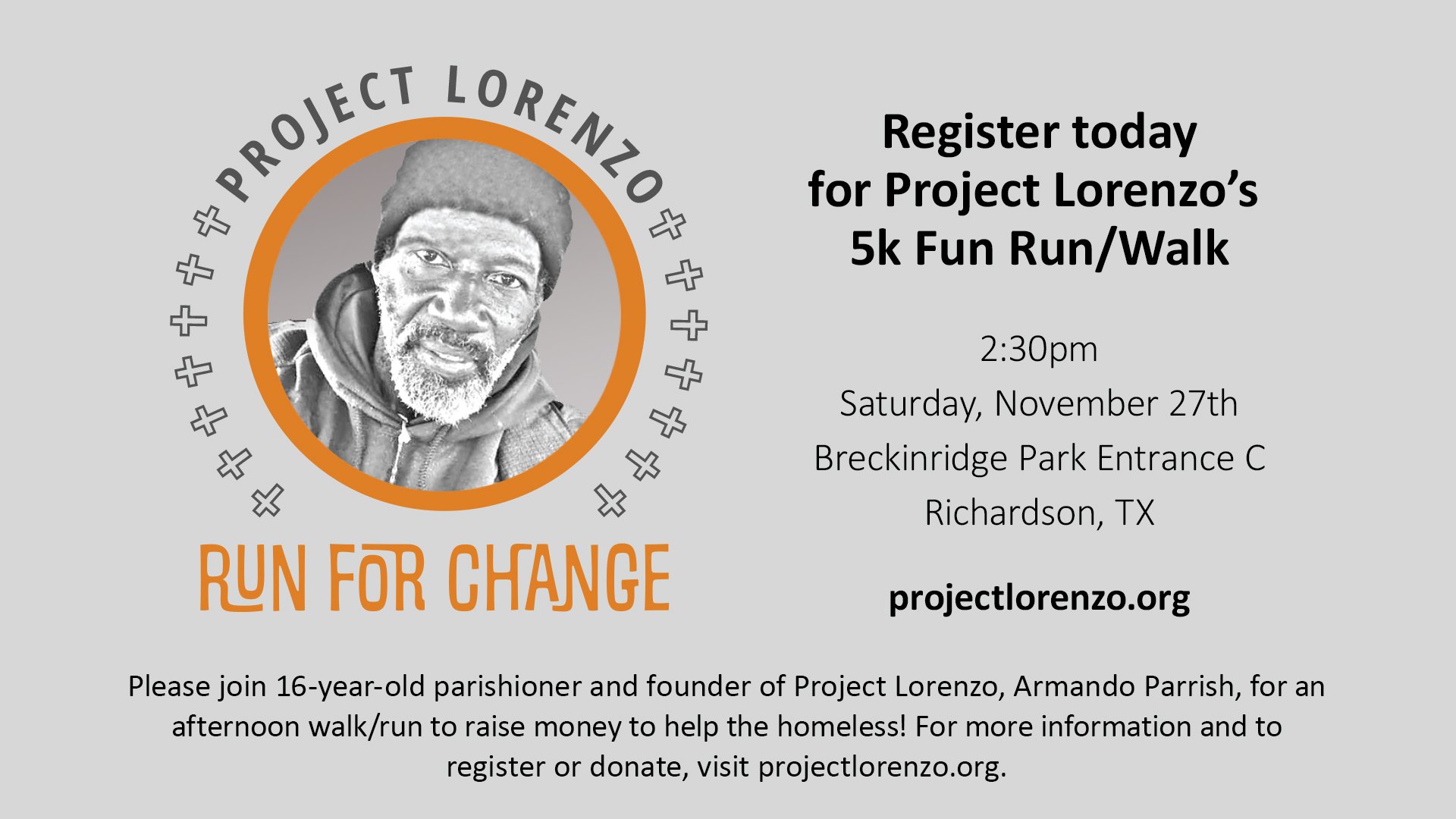 Project Lorenzo: Run for Change