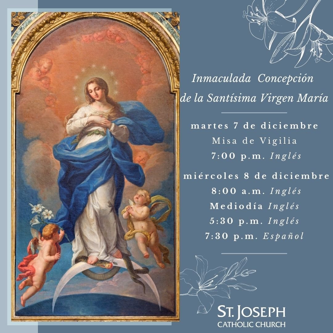 Inmaculada Concepción de la Santísima Virgen María — Saint Joseph