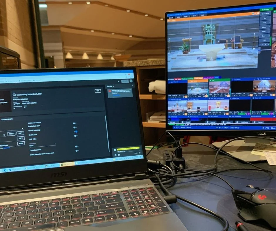 Live Streamer — Saint Joseph Catholic Church — Richardson & Garland, TX