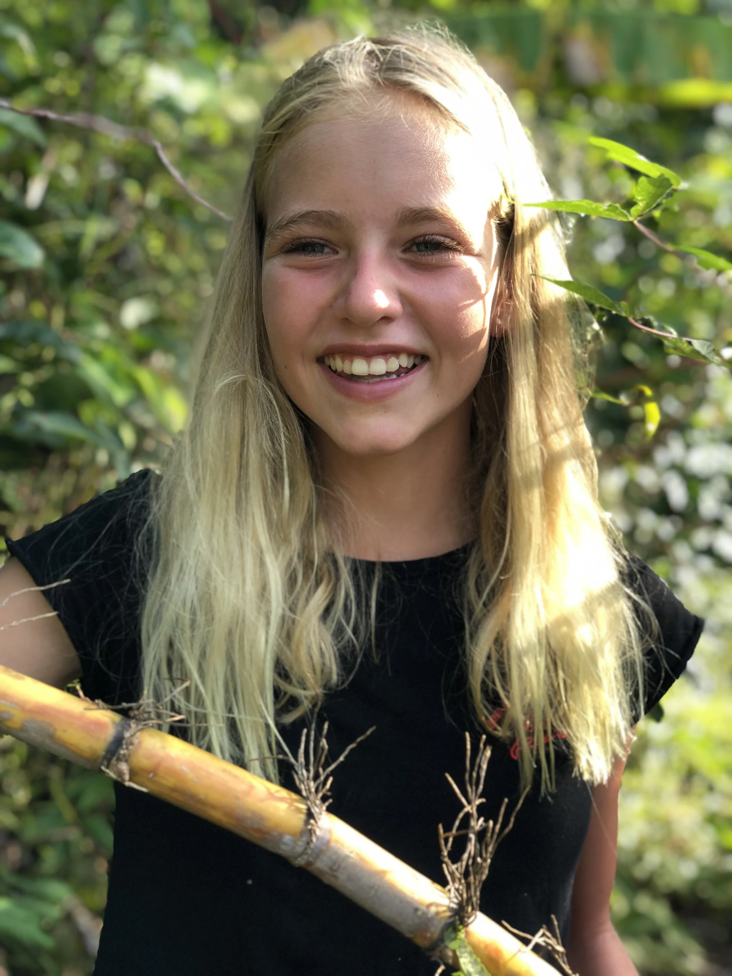 Lindes presentatie voor de Wereldschool over de jungle van Suriname