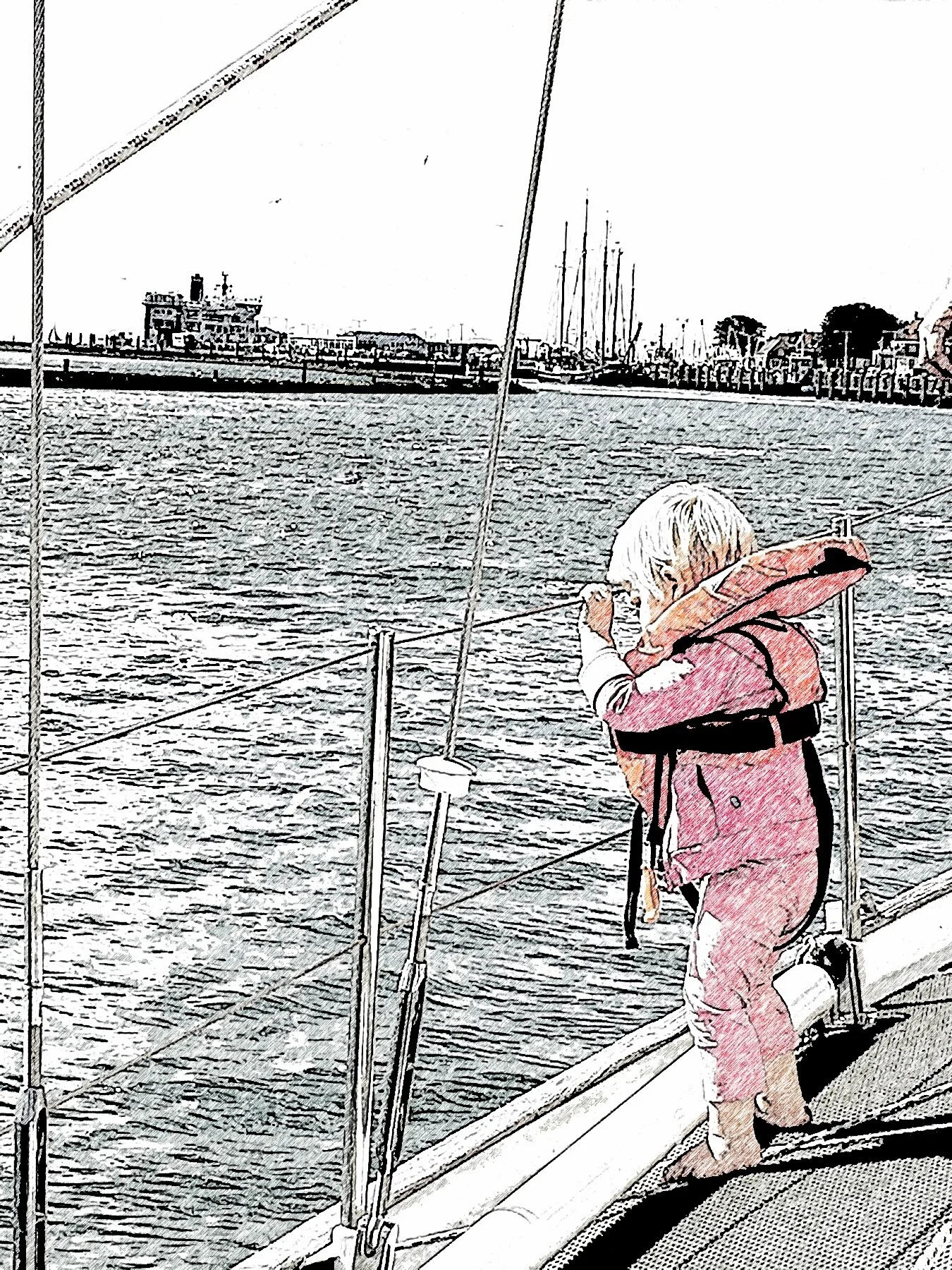 POLLY PORTSIDE - Polly sets sail