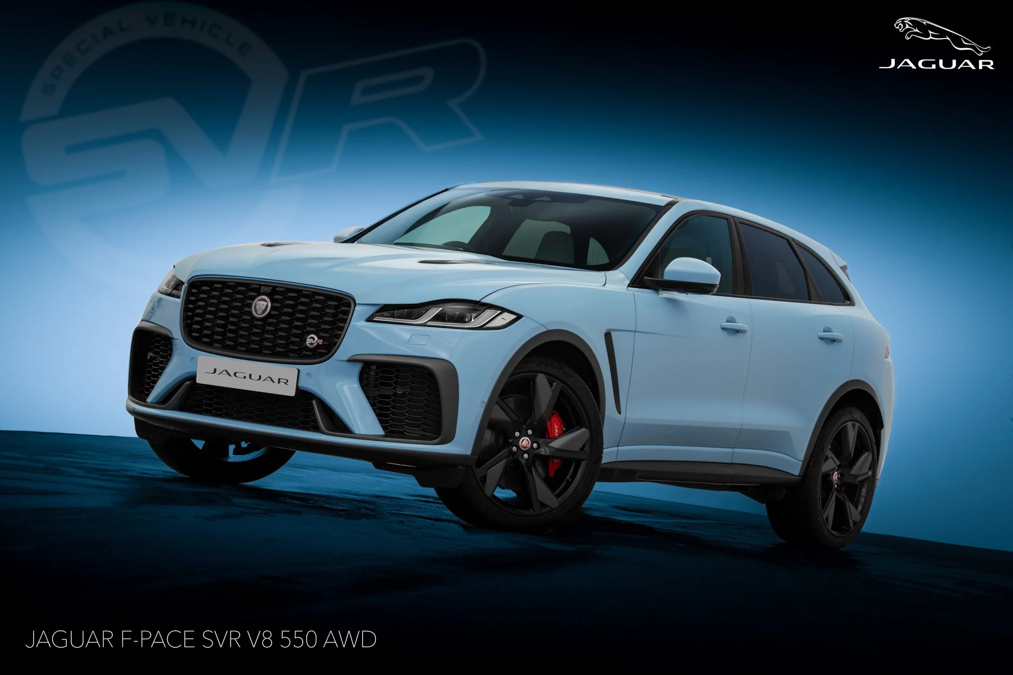 Jaguar F-Pace SVR V8 550.