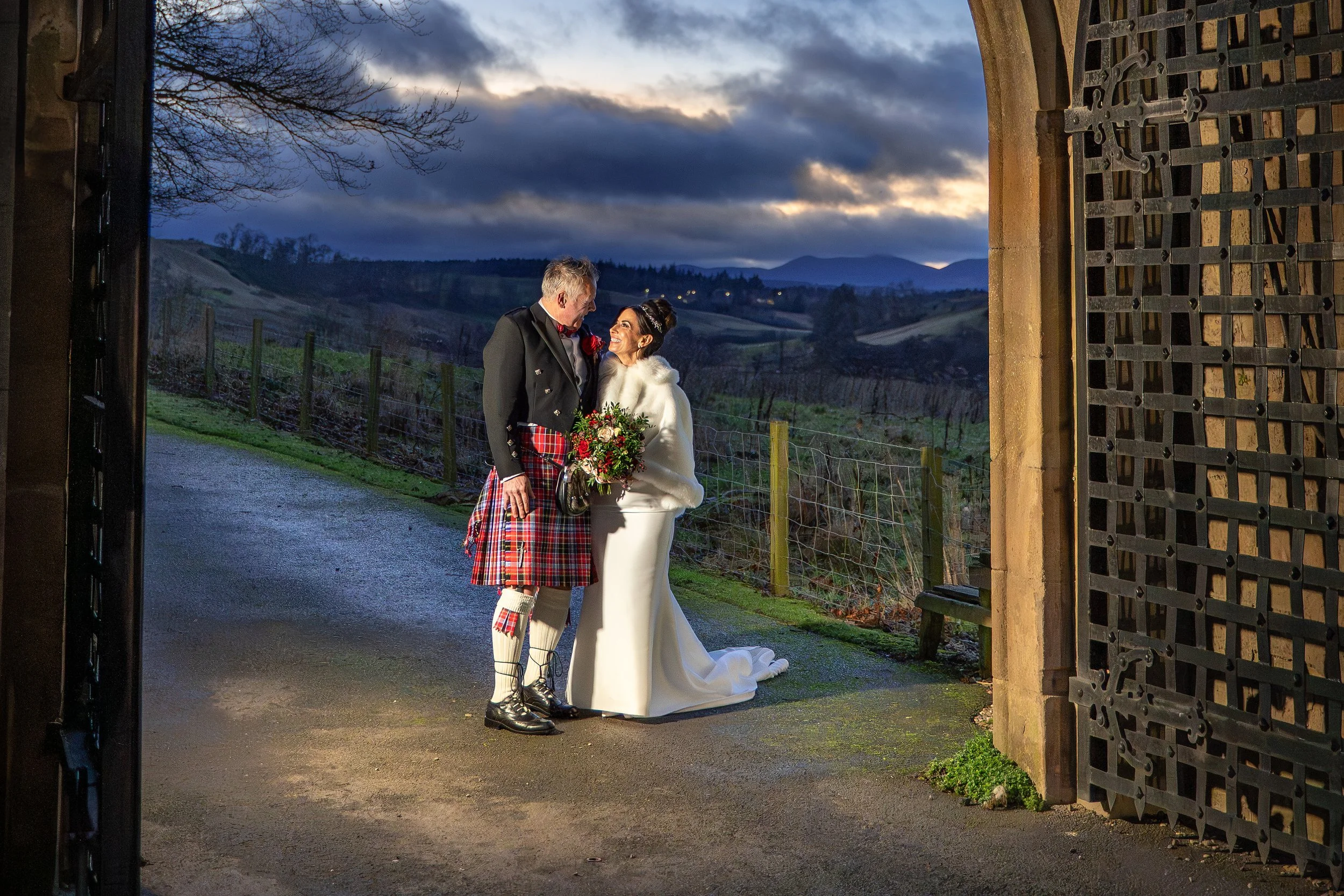 Borthwick Castle Wedding Edinburgh