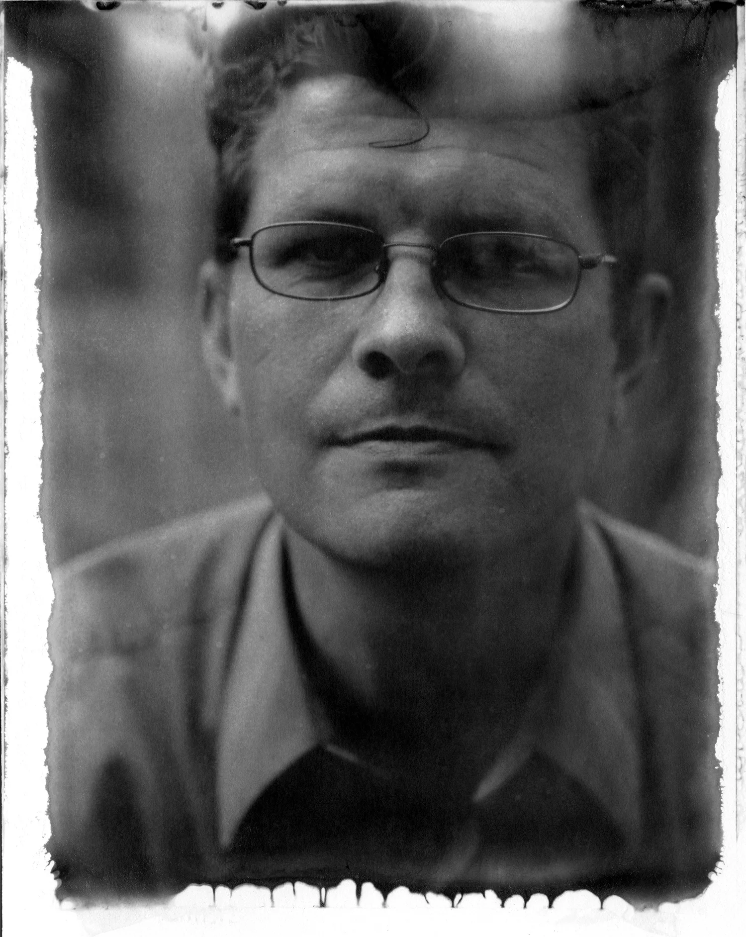 Portrait of Zeb Andrews - Captured by Jim Hair on a Graflex Crown Graphic with New55 PN Film.