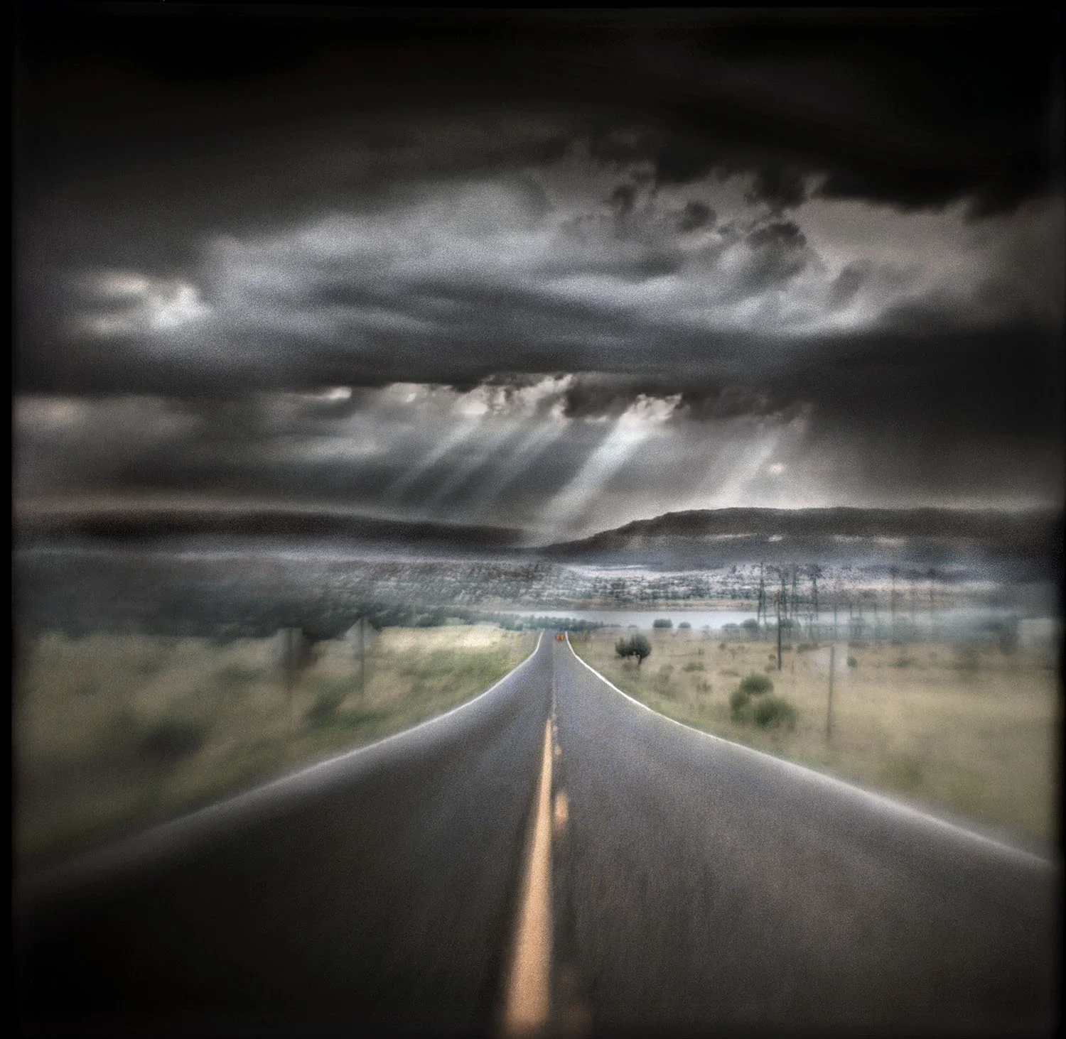 "Rain Over Abiquiu"