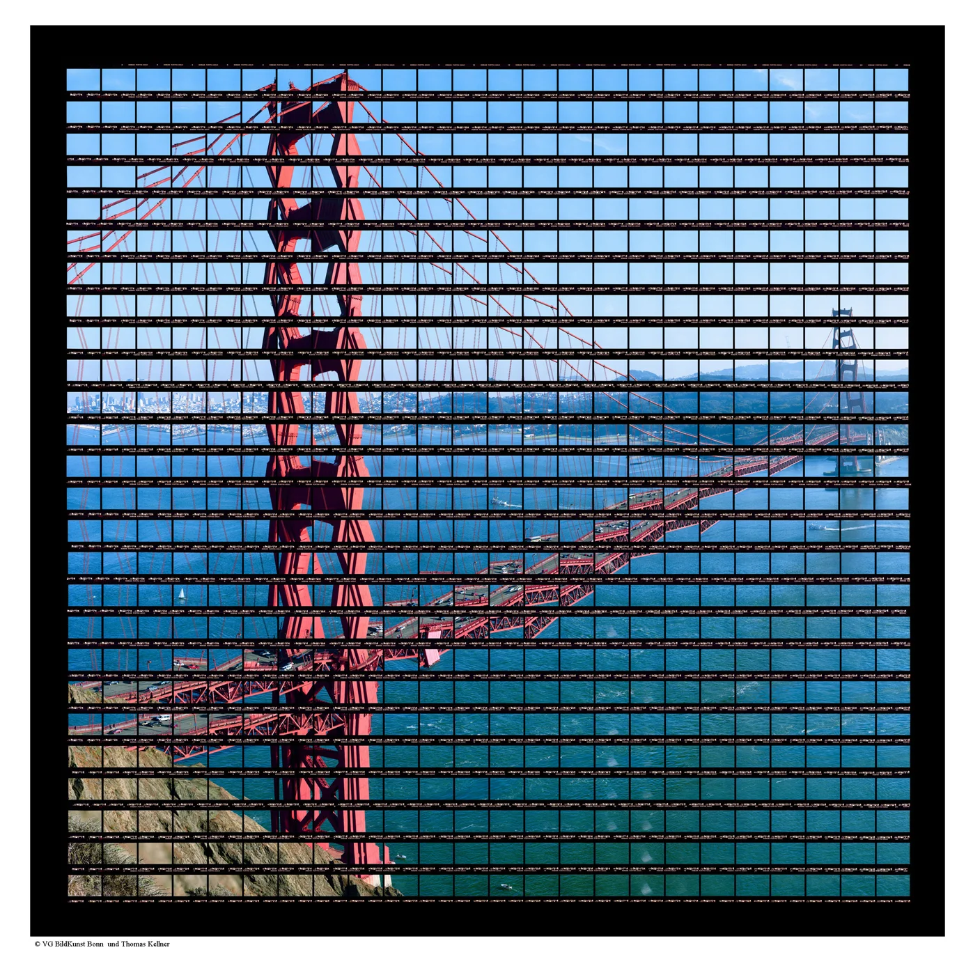 San Francisco, Afternoon at Golden Gate Bridge , 2004, C-Print, 91cm x 90cm / 35,83" x 35,43"