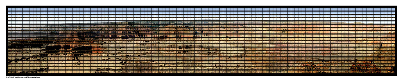 Grand Canyon , 2014, C-Print, 416cm x 75cm / 163,78" x 29,53"