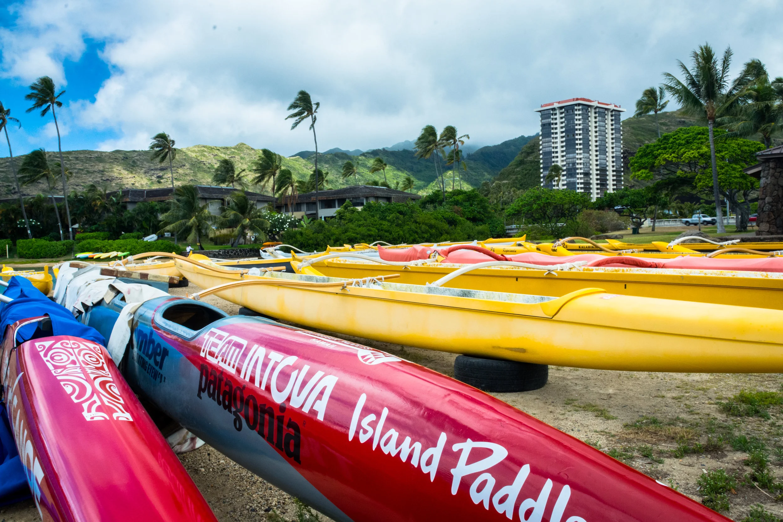 Stored Canoes