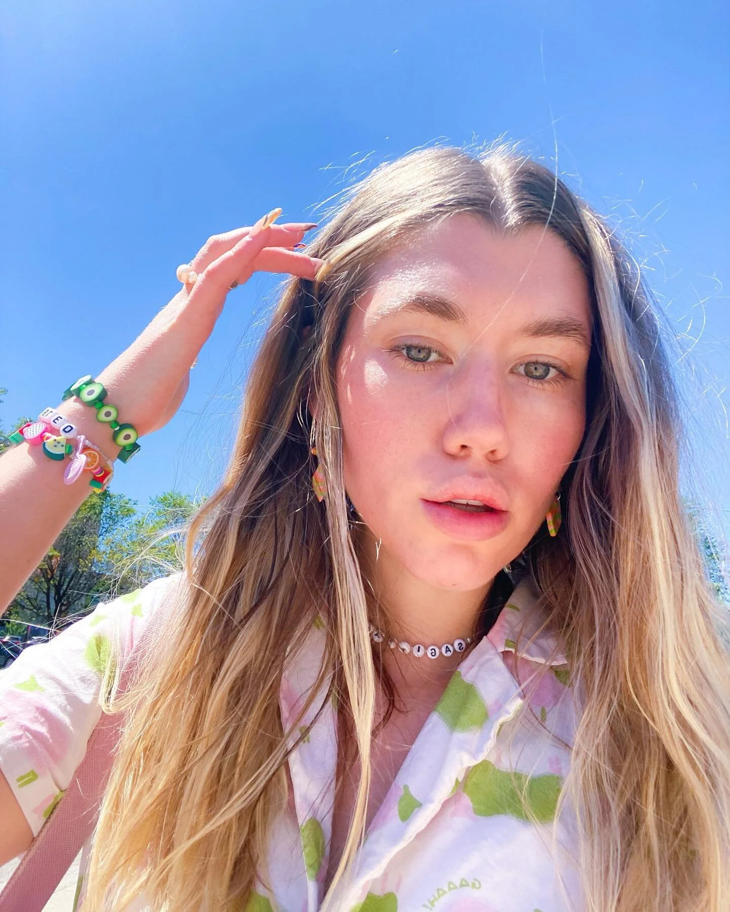 all i do is go on walks and take selfies.