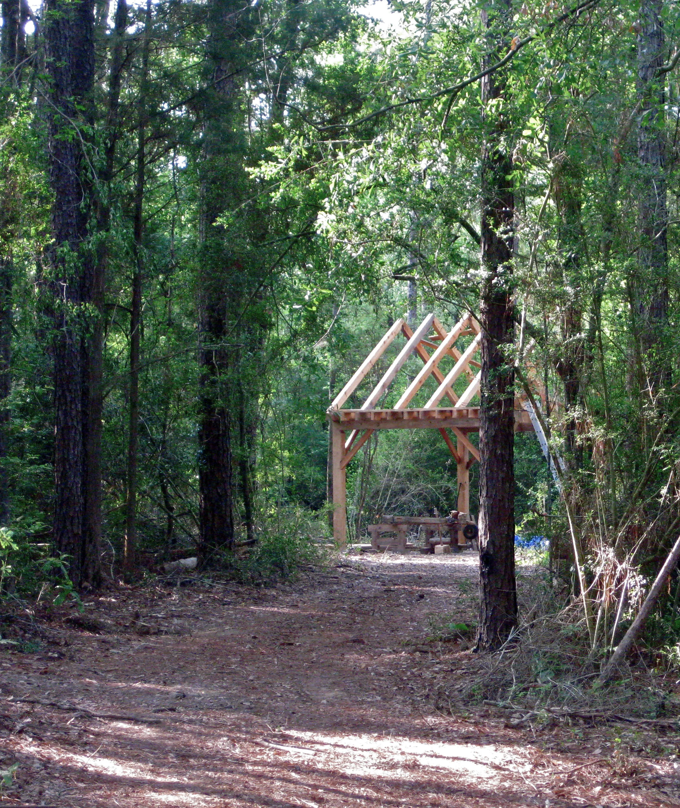 Naked Frame from Driveway.JPG