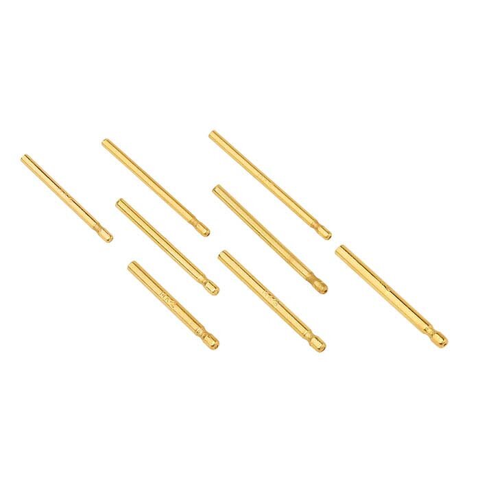 14k Gold Circle Earrings - Post Hoop Earrings - Solid Gold Jewelry – Dalia  Shamir Jewelry