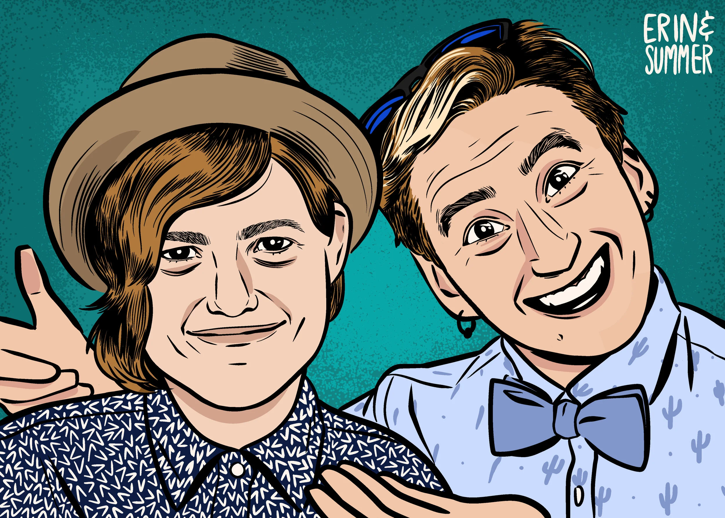 Erin & Summer celebrate interminable amount of time together (commission)