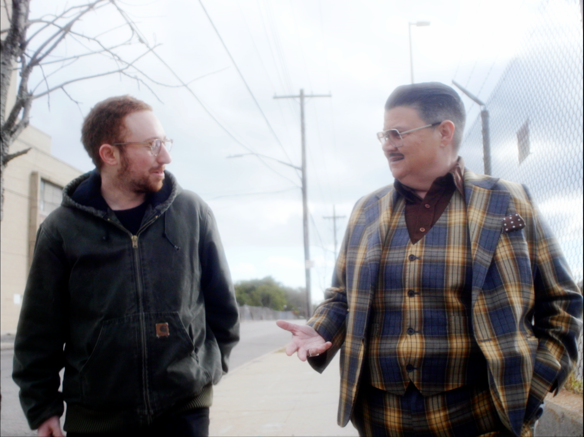 Jeremy Levick and Murray Hill in Ryan McGlade’s “On Showbiz.”