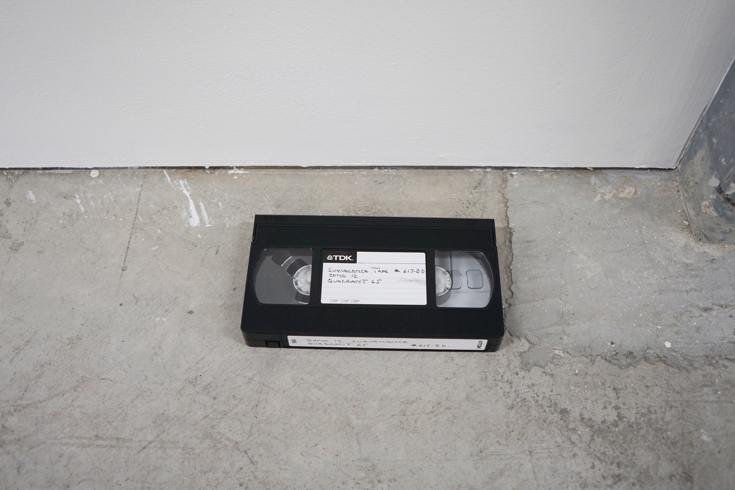  Anthony Discenza  Untitled (Surveillance Tape) , 2017 VHS surveillance tape used in production of 2004 film  The Terminal  
