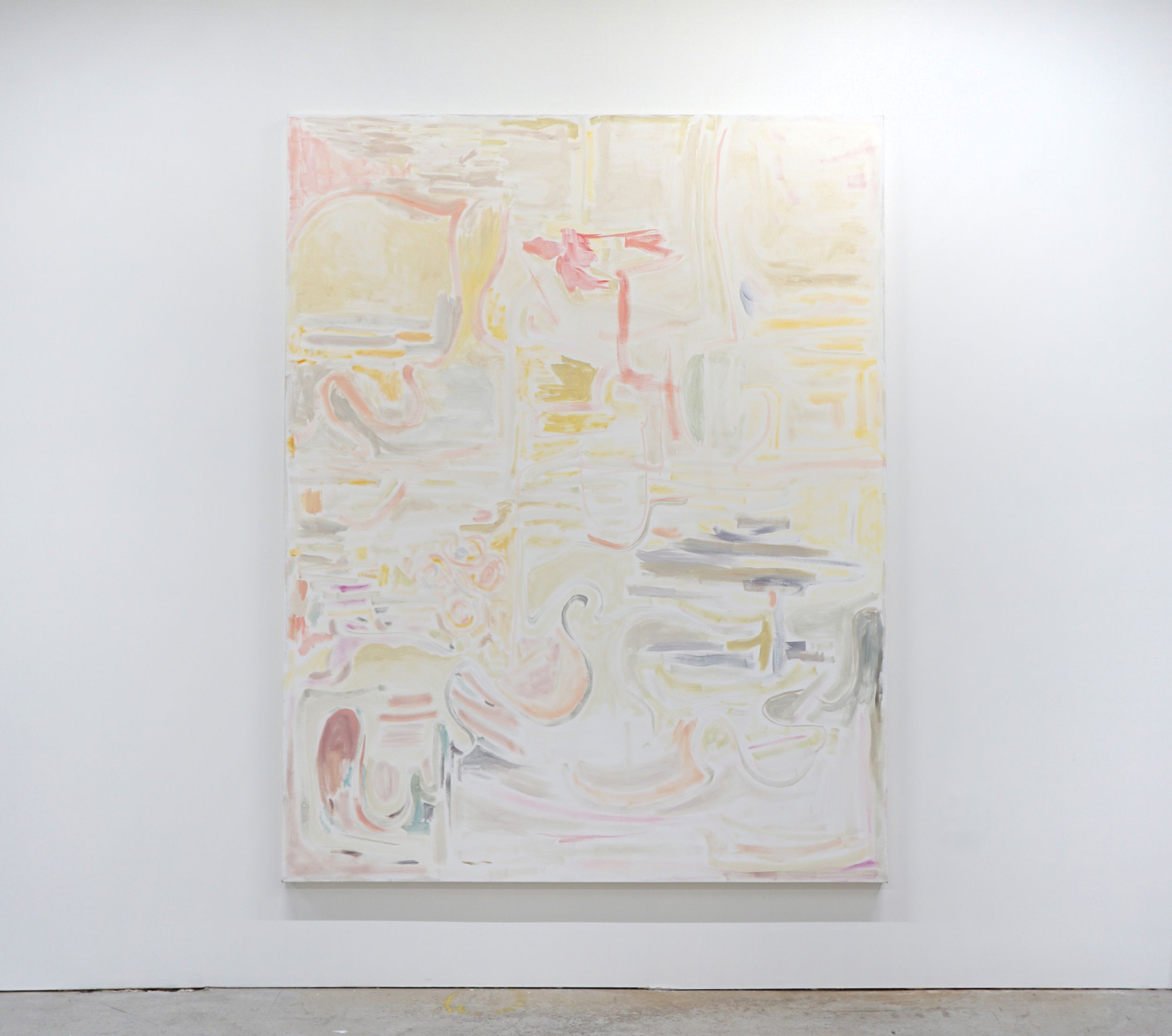  Laurie Reid  Little Sun , 2013 Oil on canvas 84 x 66 inches 