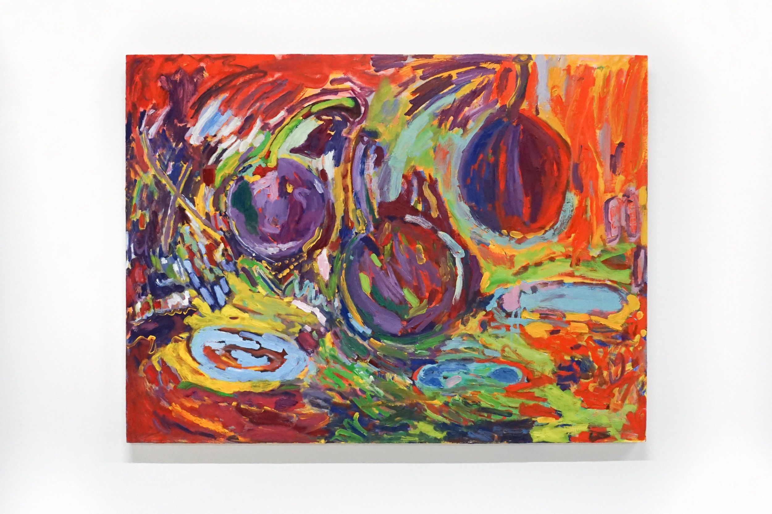  Adrianne Rubenstein  Three Cherries for the Martini Man , 2016 Oil on panel 30 x 40 inches 