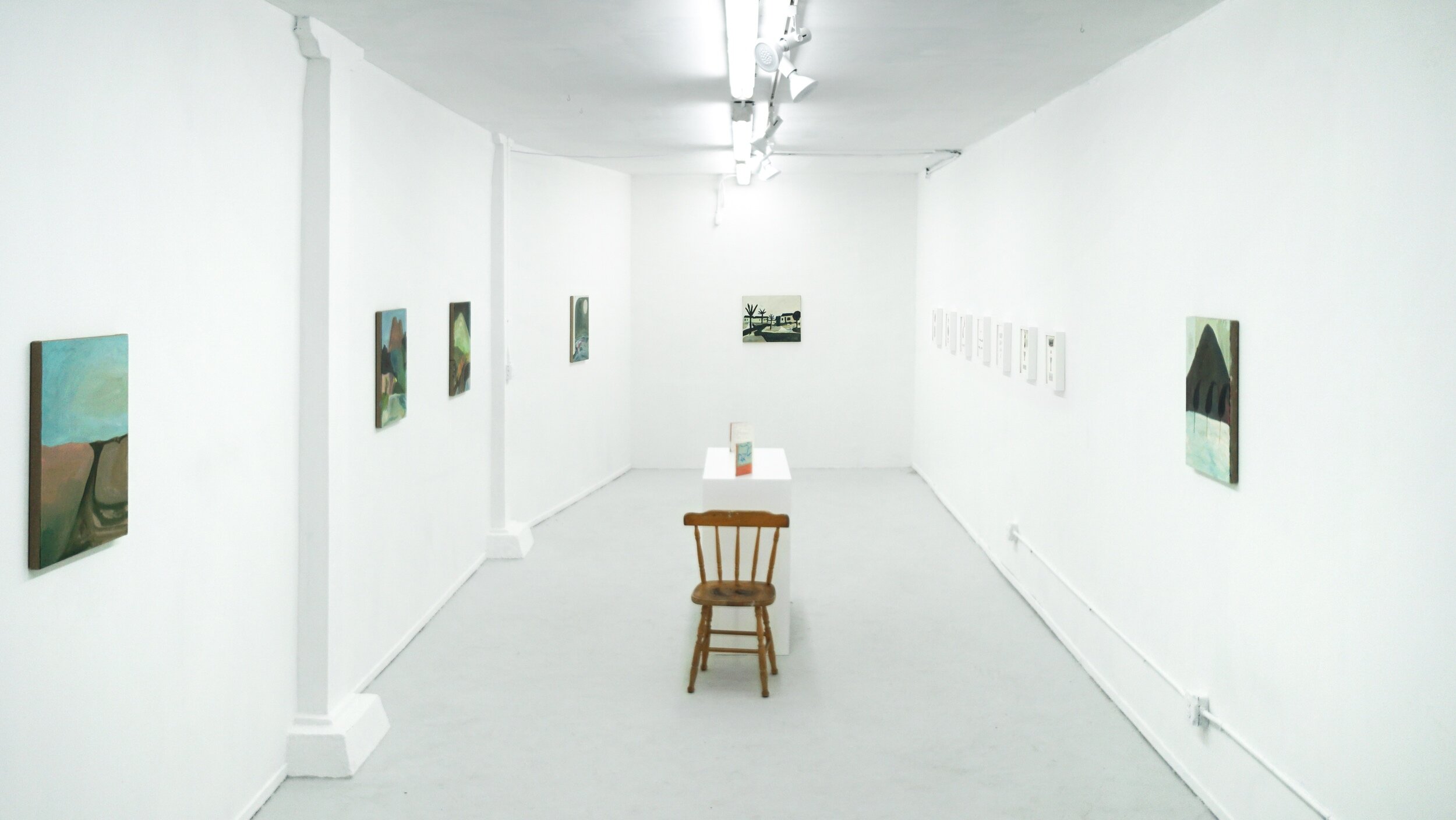 Plateaus, installation view 