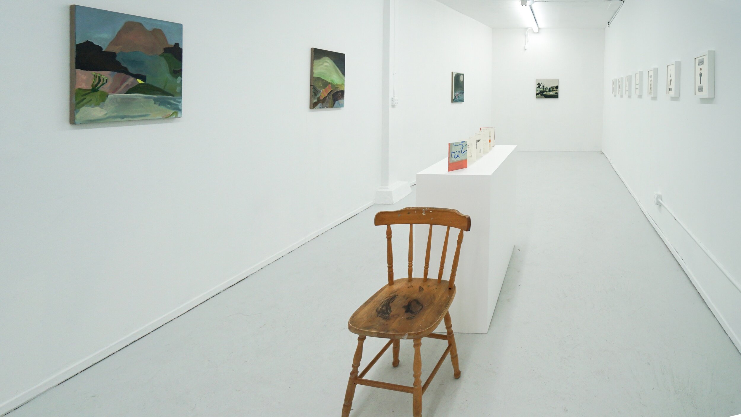 Plateaus, installation view 