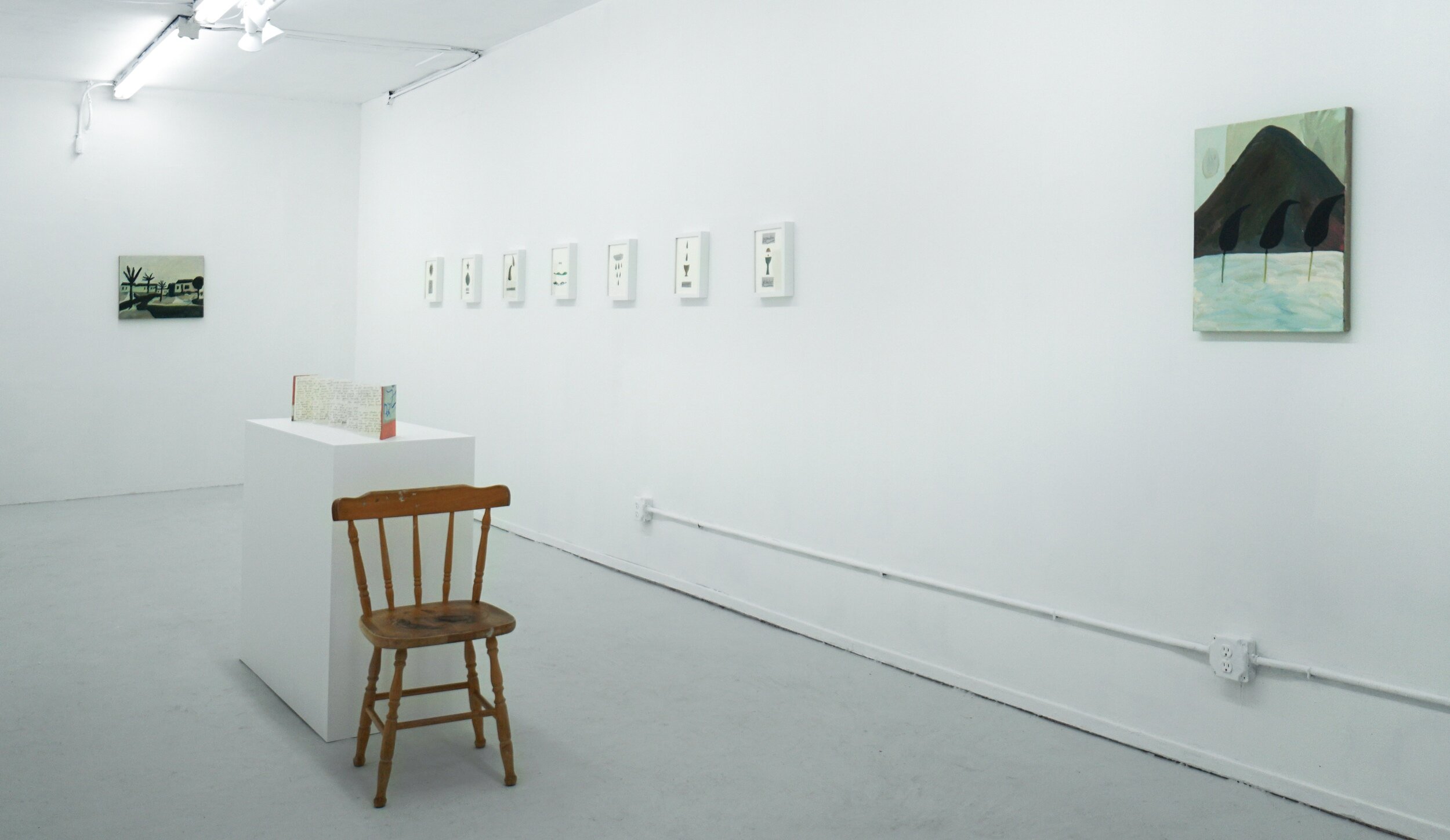 Plateaus, installation view 