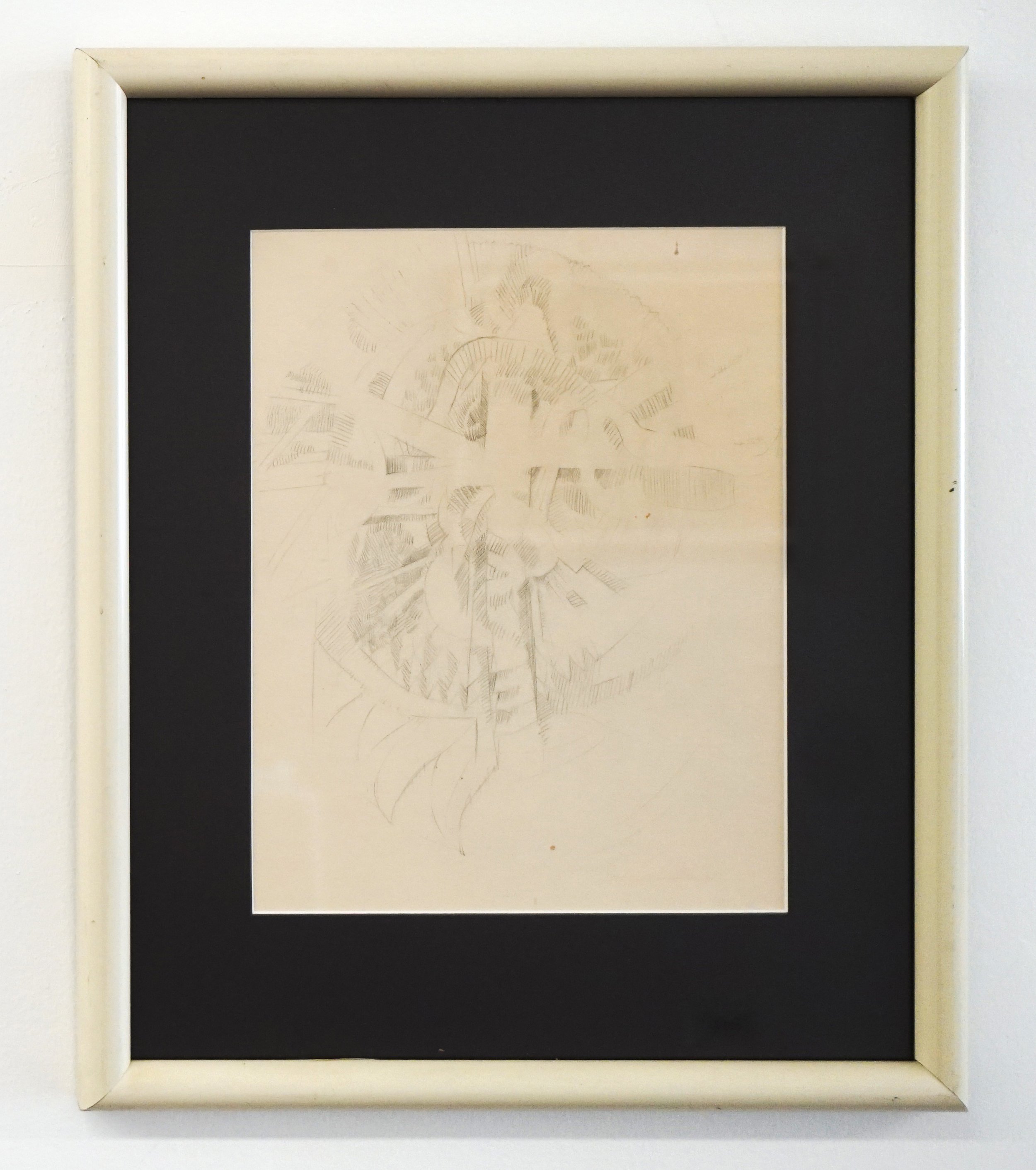  Bruce Conner  Cross , c. 1960 Graphite on paper 11.75 x 9.75 inches 